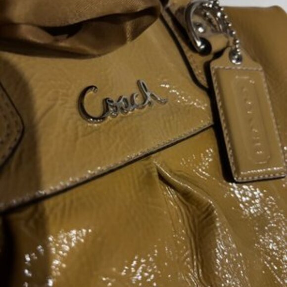 Vintage Coach Patent Leather Satchel Handbag - Picture 3 of 5